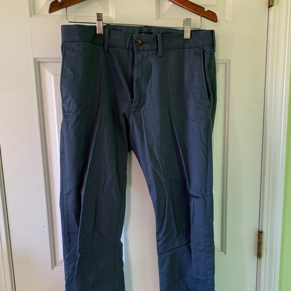 J Crew Blue Chinos - slim flex